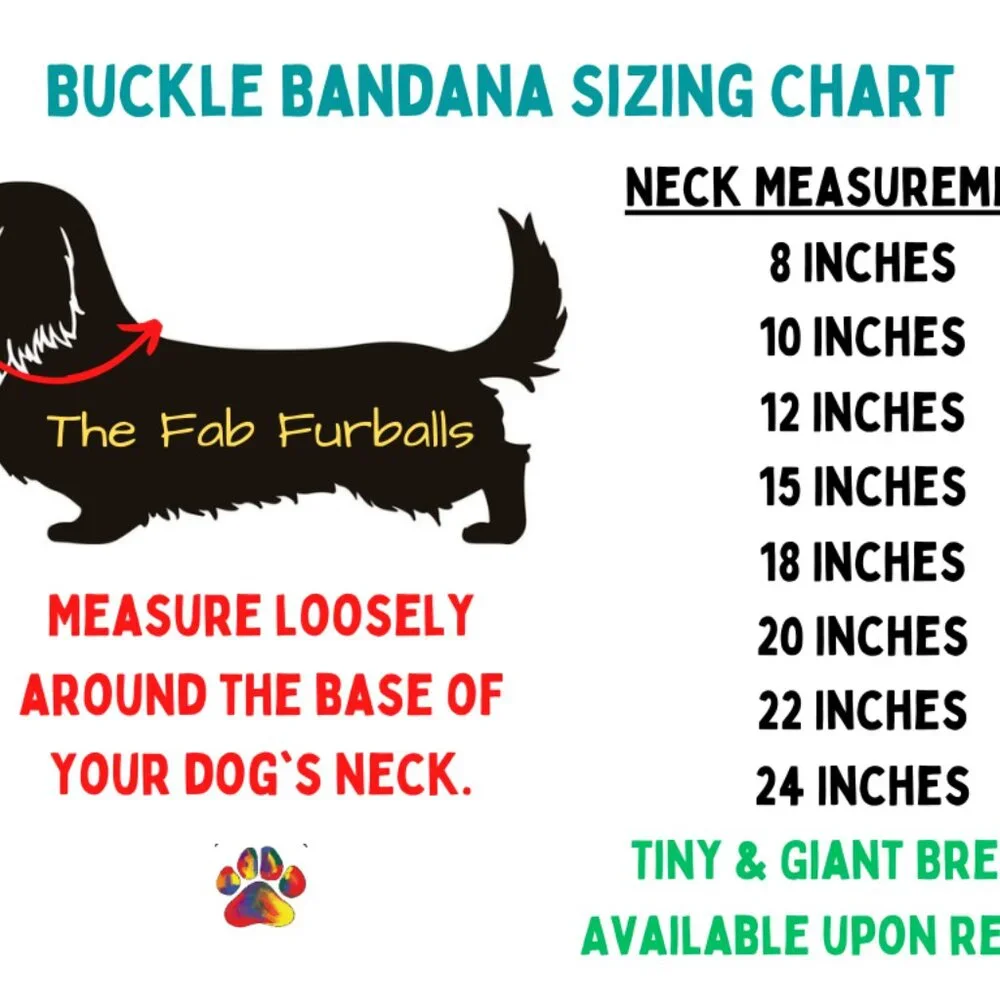Clip on Dog Bandana With Buckle Pet Cat Bandanna Scarf Tuna Fish Can Fun